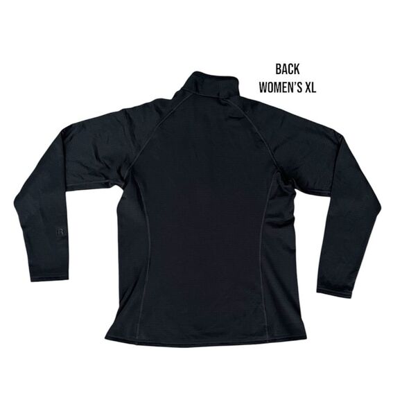 Patagonia Women's Capilene Midweight Zip Black XL Baselayer Outdoor Regulator - Picture 3 of 7